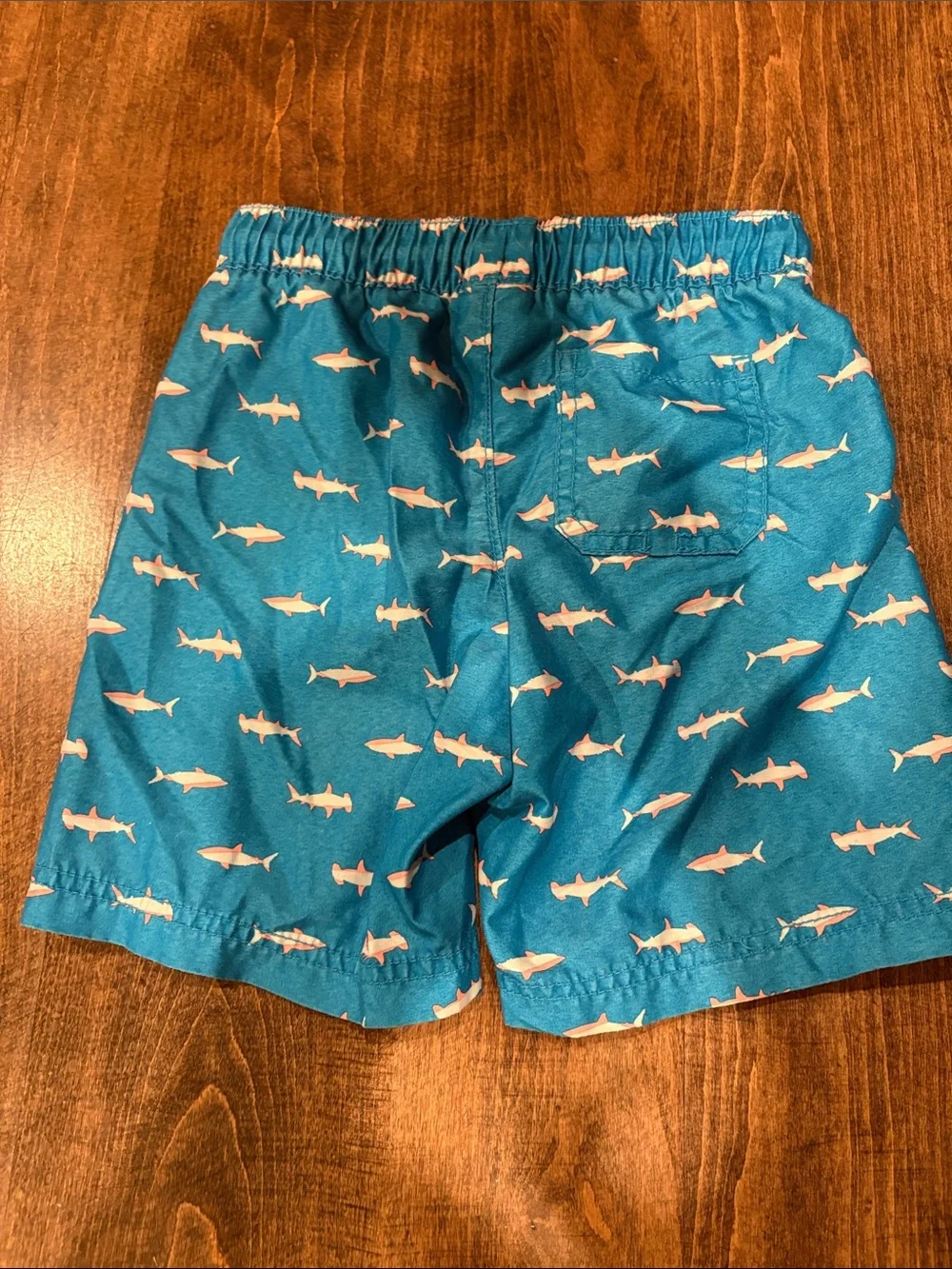 Old Navy Teal Shark Swim Shorts